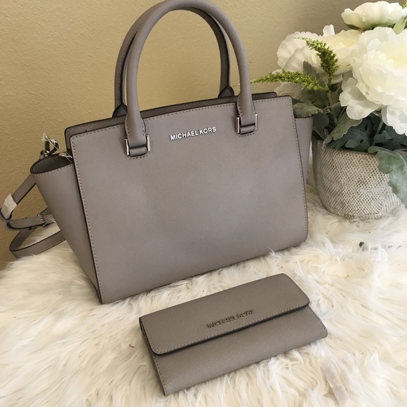 Last set✨Michael Kors medium Selma Satchel wallet - Picture 2 of 8